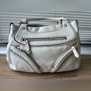 White Cole Hann Purse - Used - Good Condition w/duster bag